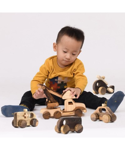 Unpainted Wooden Cars Vehicle Set for Toddler Handmade in Vietnam (Toy Vehicle Playsets) $54.40 Toy Vehicle Playsets