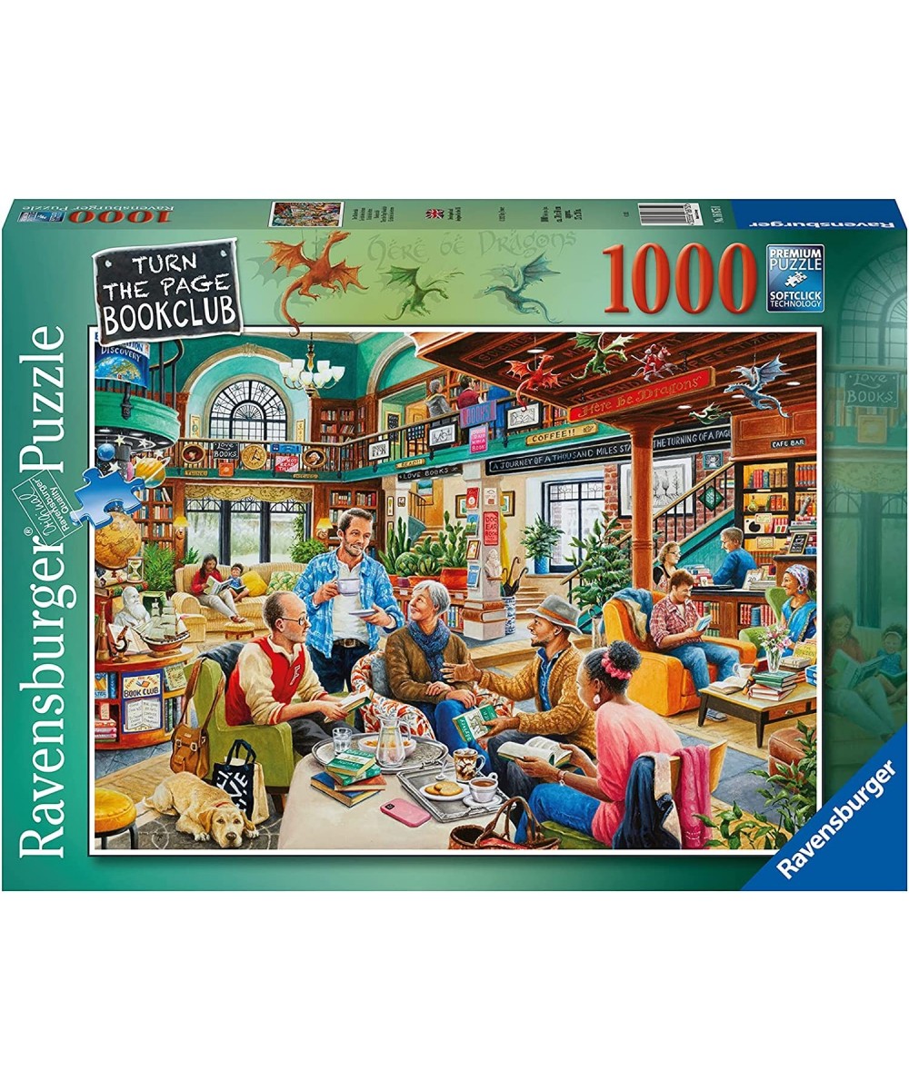 Turn The Page Bookclub 1000 Piece Jigsaw Puzzles for Adults & Kids Age 12 Years Up $43.67 Jigsaw Puzzles