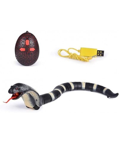 RC Snake Toy 17" Detachable Remote Control Snake Toy Rechargeable RC Snake Realistic Cobra Toy for Kids Birthday Party Gift P...