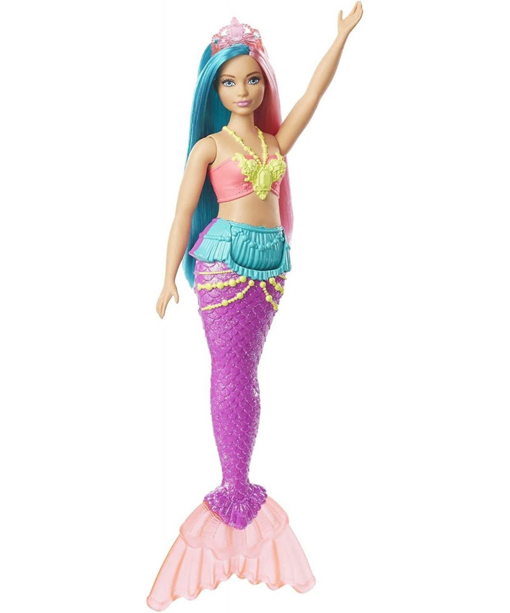 Dreamtopia Mermaid Doll 12-inch Teal and Pink Hair with Tiara Gift for 3 to 7 Year Olds $21.36 Dolls