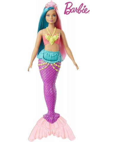 Dreamtopia Mermaid Doll 12-inch Teal and Pink Hair with Tiara Gift for 3 to 7 Year Olds $21.36 Dolls