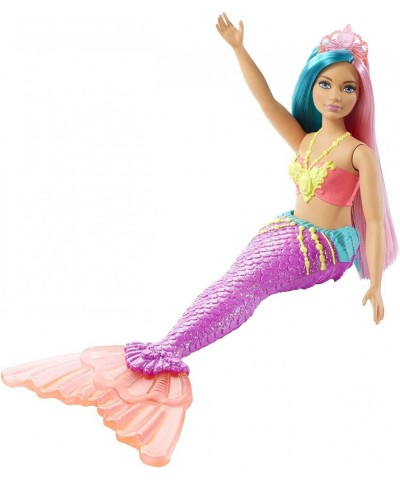 Dreamtopia Mermaid Doll 12-inch Teal and Pink Hair with Tiara Gift for 3 to 7 Year Olds $21.36 Dolls