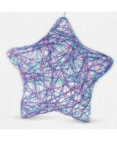 3D String Art Kit for Kids - Makes a Light-Up Star Lantern with 20 Multi-Colored LED Bulbs - Kids Gifts - Crafts for Girls an...