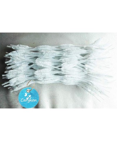 Fuzzy Bump Chenille Stems Pipe Cleaners Pack of 100 (White) $16.75 Kids' Drawing & Writing Boards