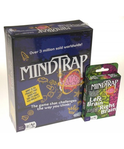 MindTrap Game & MindTrap Left Brain Right Brain Bundle $51.03 Board Games