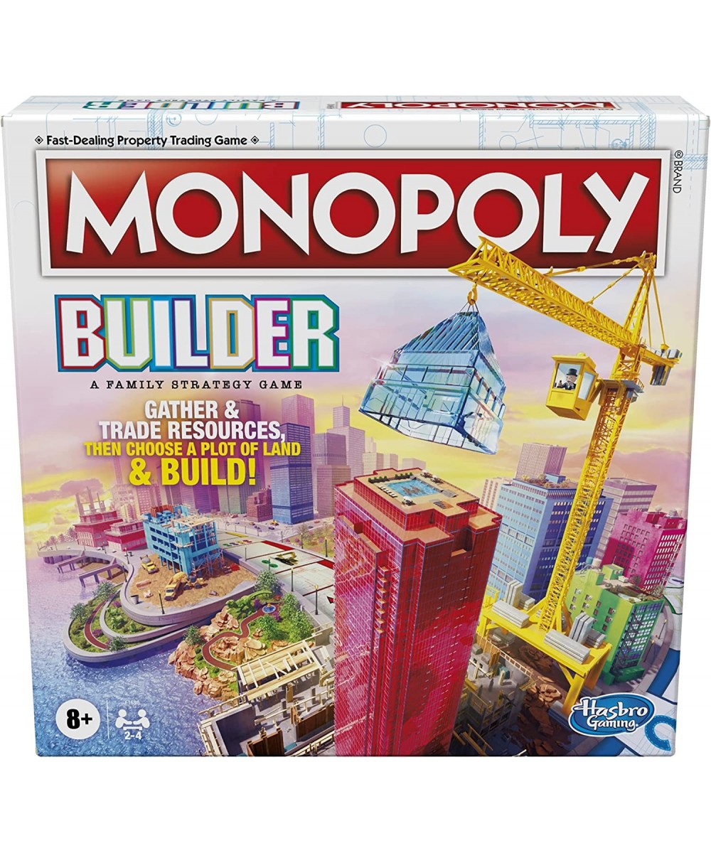 Monopoly Builder Board Game Board Games for Kids and Adults Strategy Games Family Board Games for Kids 8 and Up 2-4 Players $...