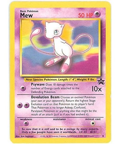 Pokemon - Mew (Pokemon TCG Card) 1999-2002 Pokemon Exclusive Black Star Promos 8 $16.52 Card Games