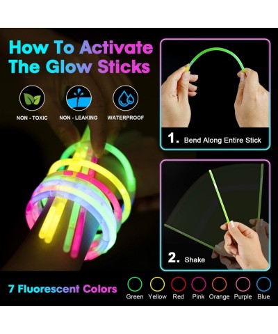 130PCS Glow in the Dark Party Supplies Christmas Light Up Party Favors - Neon Light Decoration For Party Favors Kids And Adul...