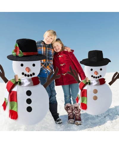 Snowman Kit 2 Pack Christmas Snowman Decorating Making Kit Outdoor Fun Christmas Winter Holiday Party Decoration Gift Xmas Ho...