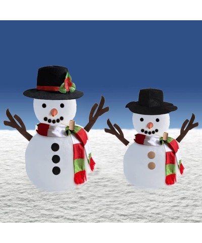 Snowman Kit 2 Pack Christmas Snowman Decorating Making Kit Outdoor Fun Christmas Winter Holiday Party Decoration Gift Xmas Ho...