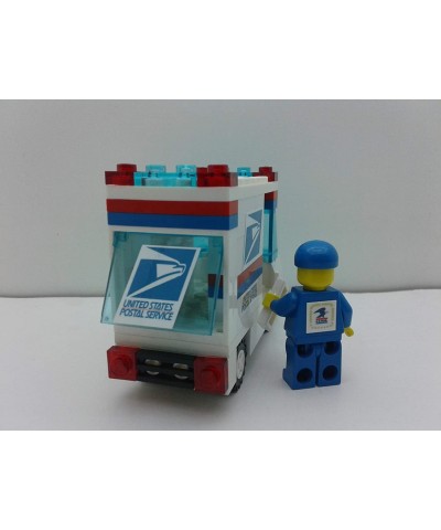 Building Bricks Toys City USPS Postal Service Mail Delivery Set for Kids MOC Custom with Truck Minifigure. Great Birthday Gif...