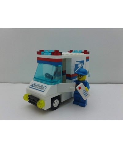 Building Bricks Toys City USPS Postal Service Mail Delivery Set for Kids MOC Custom with Truck Minifigure. Great Birthday Gif...