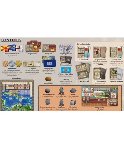 Capstone Games: Maracaibo Big Box Strategy Board Game Unique Story Mode Feature A Nondestructive Legacy-Like Experience 1 to ...