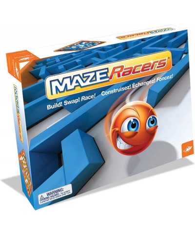 FoxMind Games: Maze Racers Exciting Building and Racing Board Game Competitive Gameplay 2 to 4 Players Small Parts Included F...