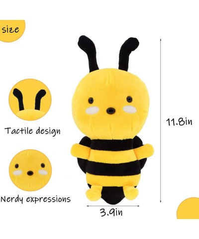 Bee Plush Toy Stuffed Animal Toy Honeybee Plush Animal Doll Plush Pillow Gift for Kids Birthday Party Christmas Valentine (11...