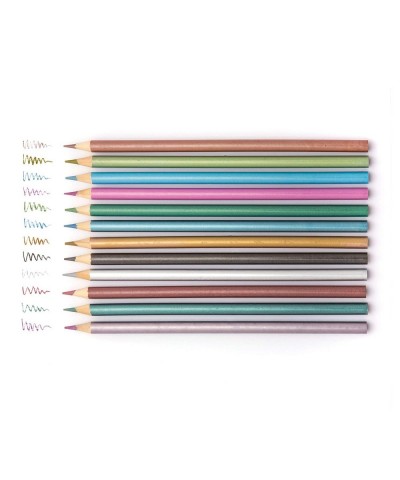 AR934 Metallic Coloring Pencils - Pack of 12 Craft Essentials for Kids Drawings and All Arts and Crafts Activities $96.55 Kid...