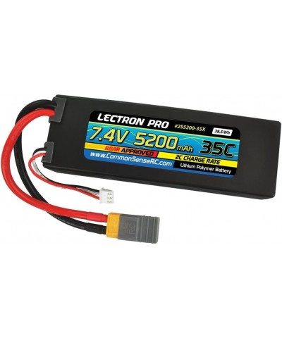 Lectron Pro 7.4V 5200mAh 35C Lipo Battery with XT60 Connector + CSRC adapter for XT60 batteries to Traxxas vehicles $76.63 Ho...