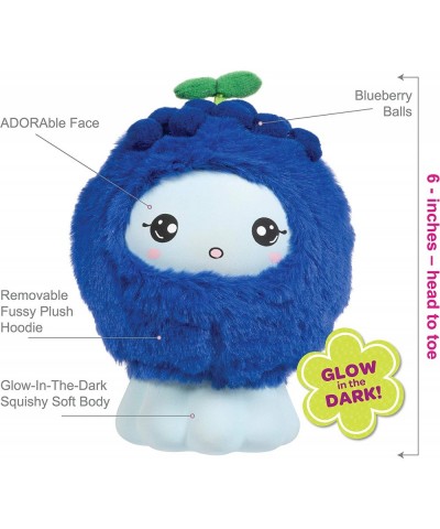 Glow in The Dark Squishy Toy - Jelly Plush - Cheeky Blueberry $23.51 Plush Figure Toys