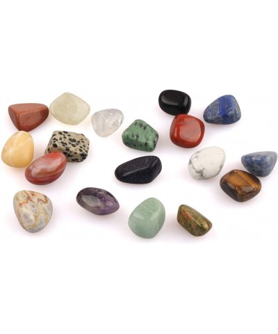 18pcs Rock Collection for Kids Gemstones & Rocks Set with Educational Information Sheet and Display case Science Gift for Boy...