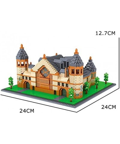 Princeton University New Jersey Building Blocks Set (2447Pcs) Famous World Architecture Model Educational Toys Micro Bricks f...