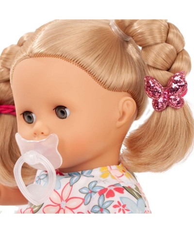 Gotz Muffin Minimaxi 13" Soft Baby Doll with Blonde Braided Hair to Wash and Style $80.51 Dolls