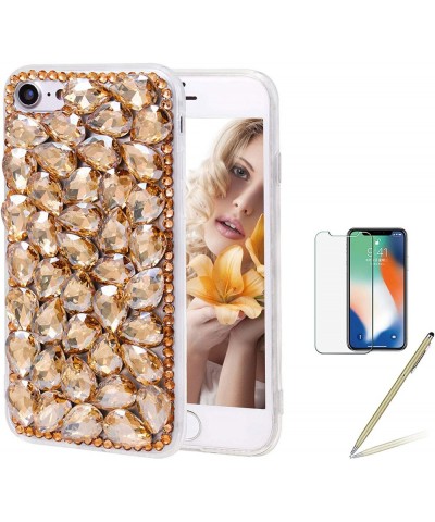 Diamond Case for Moto G Power 2021 [NOT for Moto G Power 2020] Luxury Bling 3D Clear Rhinestone Full Sparkle Precious Stones ...