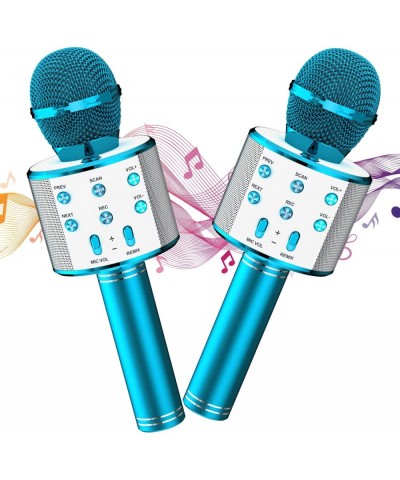 Kids Karaoke MicrophoneToy 2-PackWireless Microphone for Kids Handheld Karaoke Mic Speaker Machinefor Adults 5-14 Year Girls ...