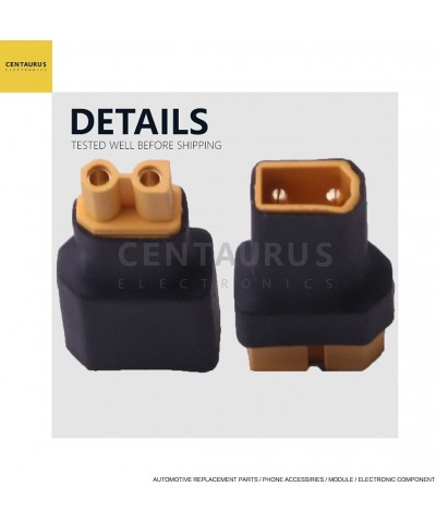 2 Pair XT30 to XT60 Plug Connector Female Male Adapter Compatible with Car RC FPV $21.42 Hobby Remote & App Controlled Vehicl...