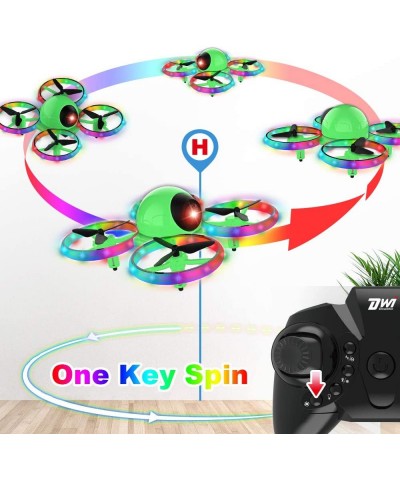 6.3 Inch 10 Minutes Long Flight Time Mini Drone for Kids with Blinking Light One Key Take Off Spin Flips RC Nano Quadcopter T...