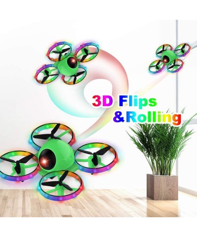 6.3 Inch 10 Minutes Long Flight Time Mini Drone for Kids with Blinking Light One Key Take Off Spin Flips RC Nano Quadcopter T...