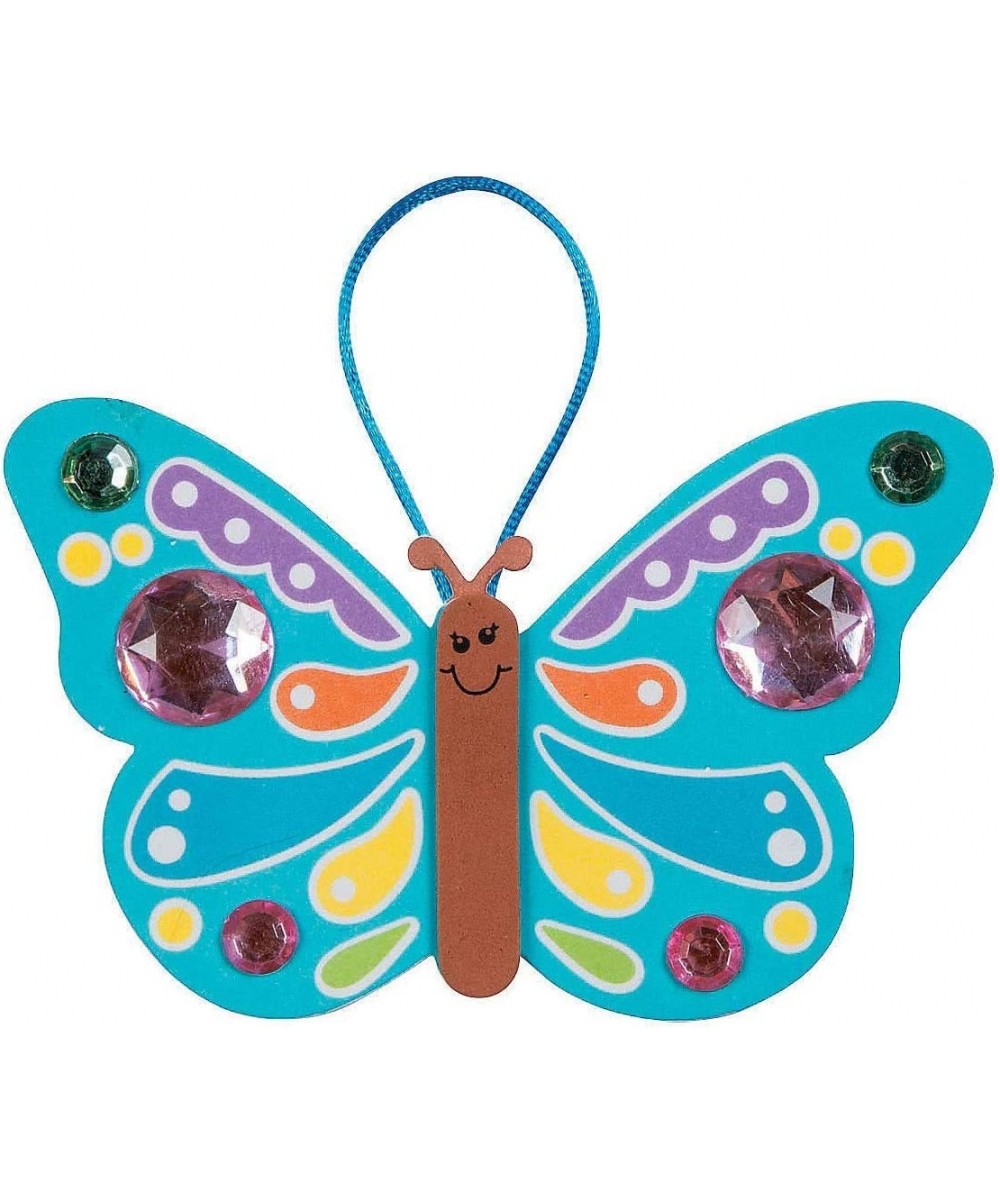 Jewel Butterfly Ornament Craft Kit for Kids - Includes 12 Kits $24.31 Craft Kits