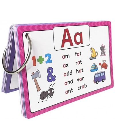 A-Z Alphabet Phonics CVC Words Flash Cards Kids Toddlers 26 Letter Stroke Order Cards Homeschool Kindergarten Supplies Kids T...