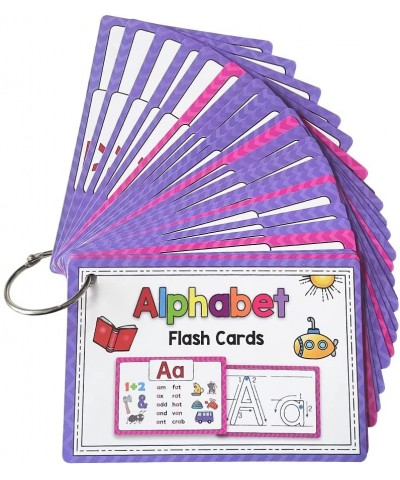 A-Z Alphabet Phonics CVC Words Flash Cards Kids Toddlers 26 Letter Stroke Order Cards Homeschool Kindergarten Supplies Kids T...