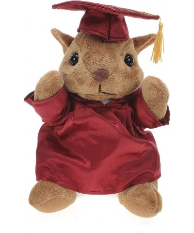 Squirrel Plush Stuffed Animal Toys Present Gifts for Graduation Day Personalized Text Name or Your School Logo on Gown Best f...