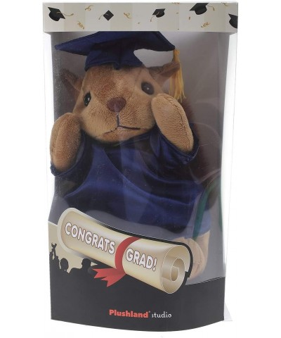 Squirrel Plush Stuffed Animal Toys Present Gifts for Graduation Day Personalized Text Name or Your School Logo on Gown Best f...