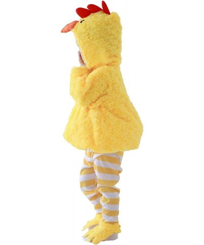 Chicken Costume for Children Halloween Easter Animals Stripe Outfit Plush Raya Chick Set Kids Unisex Yellow $55.83 Kids' Cost...