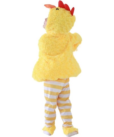 Chicken Costume for Children Halloween Easter Animals Stripe Outfit Plush Raya Chick Set Kids Unisex Yellow $55.83 Kids' Cost...