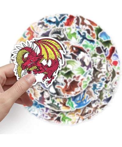 100Pcs Magic Dragons Stickers Pterosaur Fantasy Dragon Vinyl Waterproof Decals for Water Bottles Luggage Computer Cellphone S...