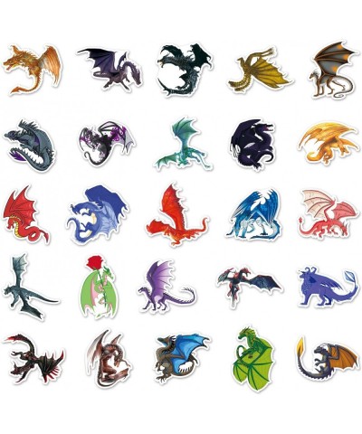 100Pcs Magic Dragons Stickers Pterosaur Fantasy Dragon Vinyl Waterproof Decals for Water Bottles Luggage Computer Cellphone S...