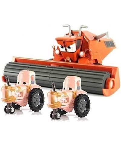 3-Pack Cars Movie Toys Frank Harvester & Two Tractors Diecast Toy Loose Kid McQueen Car Toys Car 1:55 Loose Toy Vehicles for ...