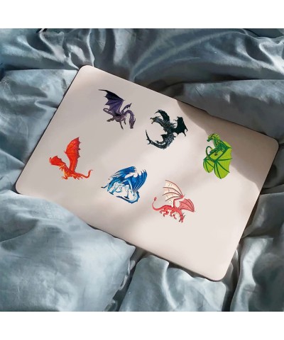 100Pcs Magic Dragons Stickers Pterosaur Fantasy Dragon Vinyl Waterproof Decals for Water Bottles Luggage Computer Cellphone S...