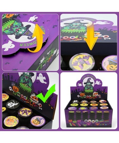 144 PCS Halloween Party Favors 24 Pack Prefilled Small Plastic Witch Cauldron Halloween Toys in Bulk Halloween Prizes Gifts M...