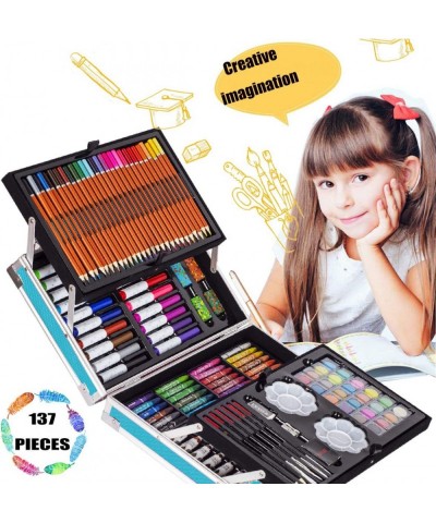 Art Kits for Kids 139 Pack Art Supplies Case Painting Coloring Drawing Art Crafts Set with Sketch Pad Deluxe Aluminum Gift Bo...