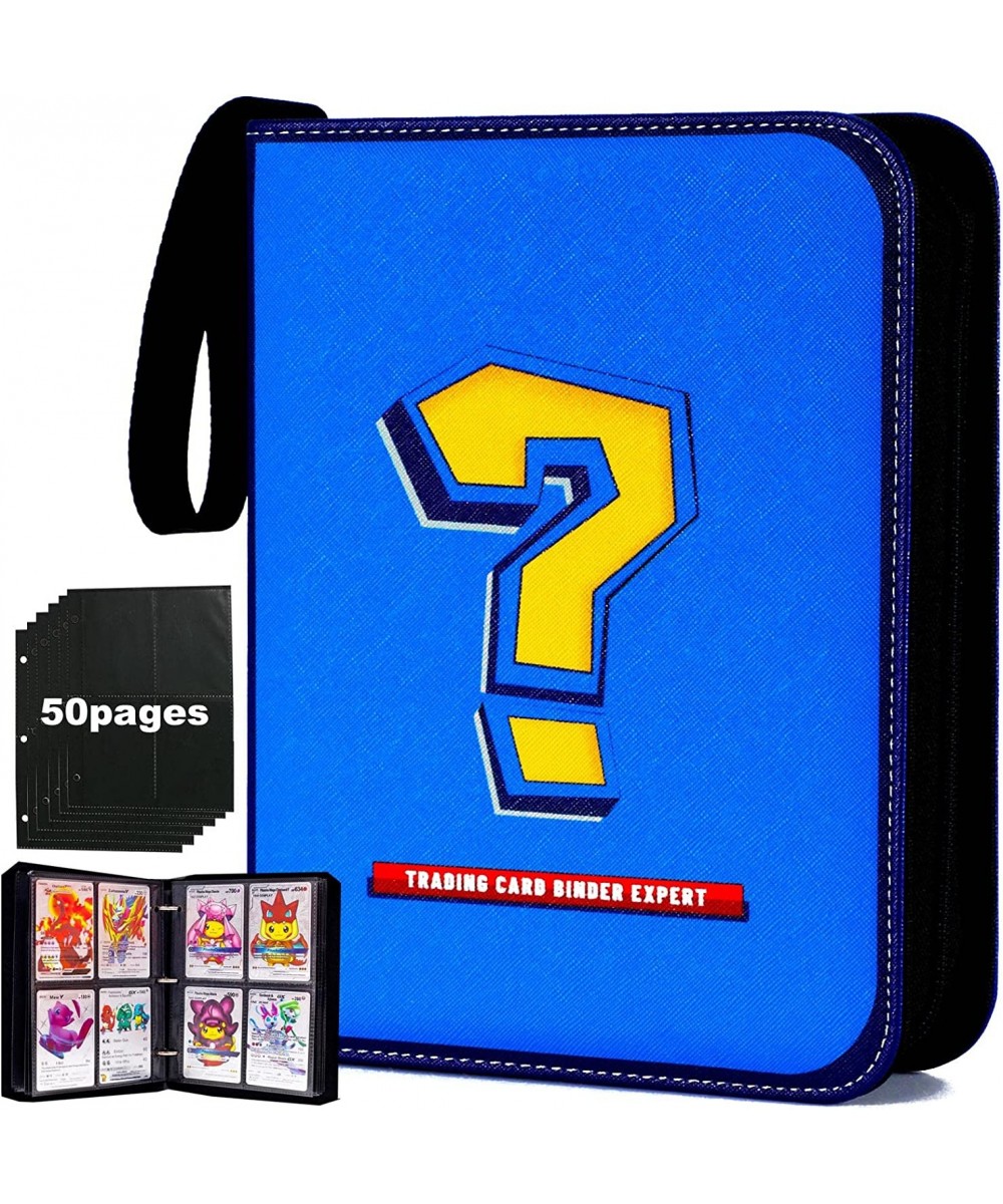 Card Binder for Pokemon Cards 4-Pocket 400 pokets Trading Card Games Collection Binders with 50 pics Black Sleeves. $21.66 Ga...