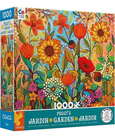 Peggy's Garden - Joy in The Morning - 1000 Piece Jigsaw Puzzle $19.77 Jigsaw Puzzles