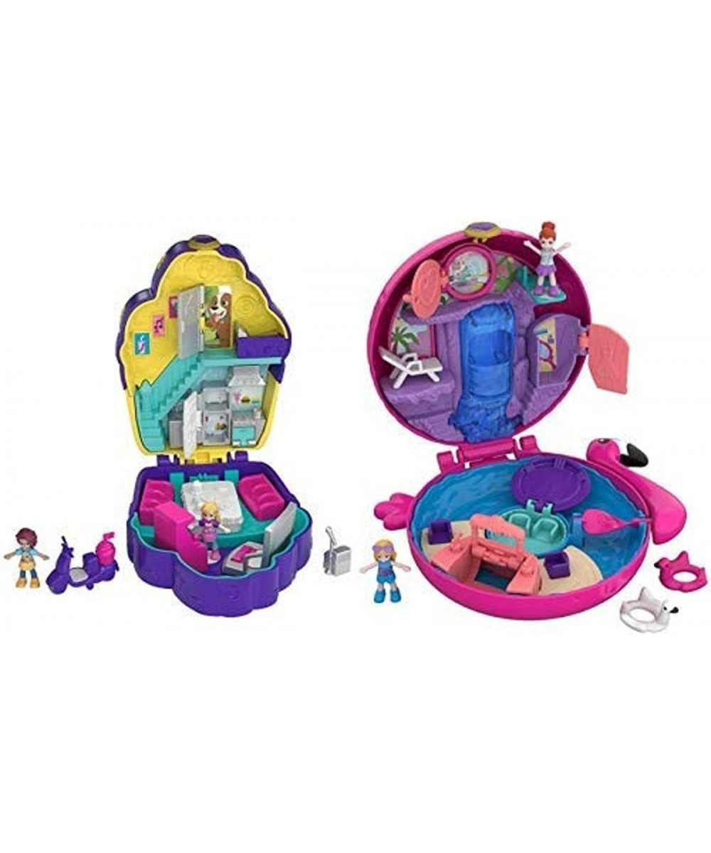 FRY36 World Café Schatulle & Pocket FRY38 - World Flamingo Schwimmring Schatulle Puppen Spielset zum Sammeln Mädchen Spielzeu...