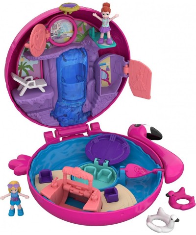 FRY36 World Café Schatulle & Pocket FRY38 - World Flamingo Schwimmring Schatulle Puppen Spielset zum Sammeln Mädchen Spielzeu...