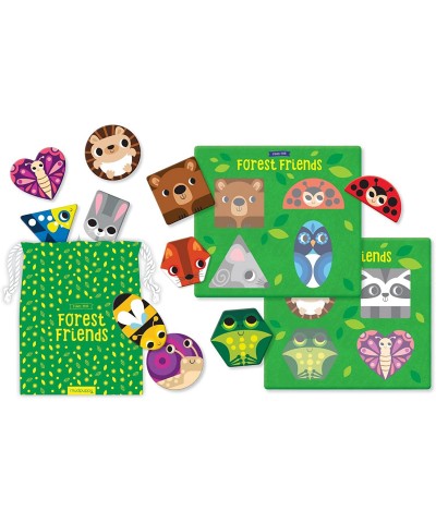 Find The Forest Friends Game from Bingo with a Twist Includes 16 Shaped Tiles 4 Gameboards Fabric Bag & Instructions Perfect ...