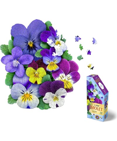 Madd Capp: I Am Violet - 350 Piece Jigsaw Puzzle - 8006 – Ages 10+ Unique Floral-Shaped Border Challenging Random Cut Include...