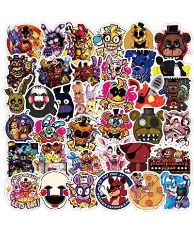 FoxYaye Five Nights at Freddy's Stickers - Waterproof Durable Reusable Vinyl Decals 10 20 50 Water Bottle Bike Bumper Luggage...